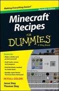 Cover: Minecraft Recipes For Dummies - Wiley
