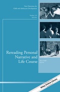 Cover: Rereading Personal Narrative and Life Course - Jossey-Bass