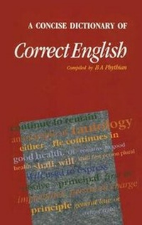 Enlarge image Cover: A Concise Dictionary of Correct English - Rowman & Littlefield Publishers