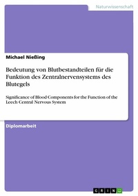 Abbildung von: Bedeutung von Blutbestandteilen für die Funktion des Zentralnervensystems des Blutegels - GRIN Verlag