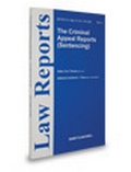 Cover: Criminal Appeal Reports (Sentencing) 2014 Bound Volume V2 - Sweet & Maxwell