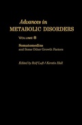 Cover: Advances in Metabolic Disorders - Academic Press