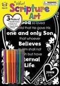 Cover: Velvet Scripture Art John 3:16 - SHILOH KIDZ