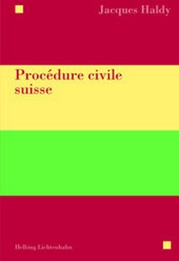 Abbildung von: Procédure civile suisse - Helbing & Lichtenhahn