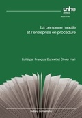 Cover: La personne morale et l'entreprise en proc&eacute;dure - Helbing & Lichtenhahn