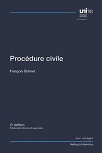 Enlarge image Cover: Procédure civile - Helbing & Lichtenhahn