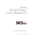 Cover: SICStus Prolog User's Manual 4.3 - BoD - Books on Demand