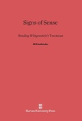 Cover: Signs of Sense - Harvard University Press
