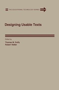 Cover: Designing Usable Texts - Academic Press