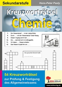 Abbildung von: Kreuzworträtsel Chemie - KOHL VERLAG Der Verlag mit dem Baum