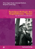 Cover: Sozialpsychologie des Kapitalismus - heute - Psychosozial-Verlag