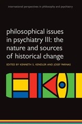 Cover: Philosophical issues in psychiatry III - Oxford University Press