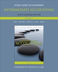 Cover: Study Guide to Accompany Intermediate Accounting: Volume 1 - Wiley