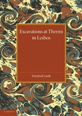 Cover: Excavations at Thermi in Lesbos - Cambridge University Press