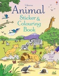 Cover: Animal Sticker and Colouring Book - Usborne Publishing Ltd