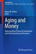 Cover: Aging and Money - Springer New York