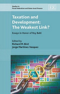 Enlarge image Cover: Taxation and Development: The Weakest Link? - Edward Elgar Publishing