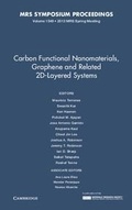 Cover: Carbon Functional Nanomaterials, Graphene and Related 2D-Layered Systems: Volume 1549 - Materials Research Society