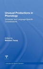Cover: Unusual Productions in Phonology - Psychology Press Ltd