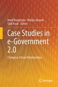Cover: Case Studies in e-Government 2.0 - Springer
