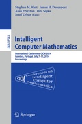 Cover: Intelligent Computer Mathematics - Springer
