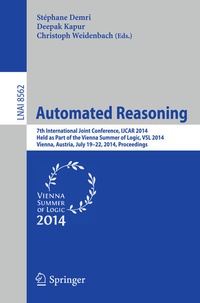 Enlarge image Cover: Automated Reasoning - Springer