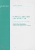 Cover: Praesumptionibus Iurisprudentiae - Gregorian & Biblical Press