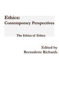 Cover: Ethics - ATF Press