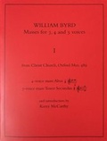 Cover: William Byrd: Masses for 3, 4 and 5 Voices - DIAMM Publications