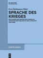 Bild: Sprache des Krieges - De Gruyter Oldenbourg