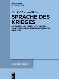 Bild vergrößern Bild: Sprache des Krieges - De Gruyter Oldenbourg