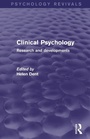 Bild: Clinical Psychology (Psychology Revivals) - Routledge