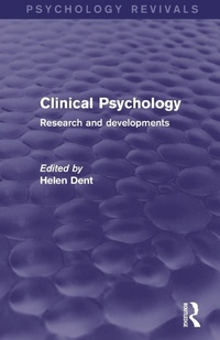 Bild vergrößern Bild: Clinical Psychology (Psychology Revivals) - Routledge