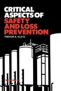 Cover: Critical Aspects of Safety and Loss Prevention - Butterworth-Heinemann