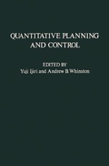 Cover: Quantitative Planning and Control - Academic Press