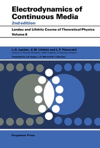 Enlarge image Cover: Electrodynamics of Continuous Media - Elsevier