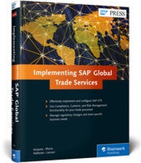 Enlarge image Cover: Implementing SAP Global Trade Services - SAP PRESS