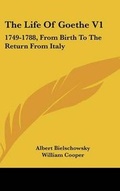 Cover: The Life Of Goethe V1 - Kessinger Publishing