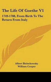 Enlarge image Cover: The Life Of Goethe V1 - Kessinger Publishing