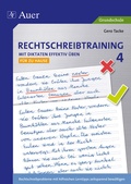 Cover: Rechtschreibtraining: Mit Diktaten effektiv &uuml;ben 4 - Auer Verlag in der AAP Lehrerwelt GmbH