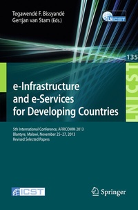 Abbildung von: e-Infrastructure and e-Services for Developing Countries - Springer