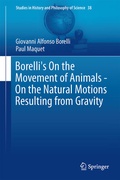 Cover: Borelli's On the Movement of Animals - On the Natural Motions Resulting from Gravity - Springer