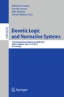 Cover: Deontic Logic and Normative Systems - Springer