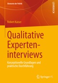 Cover: Qualitative Experteninterviews - Springer VS
