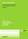 Cover: Word-Formation - De Gruyter Mouton