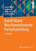 Cover: Roloff/Matek Maschinenelemente Formelsammlung - Springer Vieweg