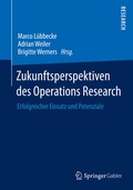 Cover: Zukunftsperspektiven des Operations Research - Springer Gabler