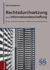 Abbildung von: Rechtsdurchsetzung durch Informationsbeschaffung - Tectum Wissenschaftsverlag