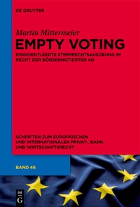 Abbildung von: Empty Voting - De Gruyter