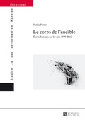 Cover: Le corps de l'audible - Peter Lang Verlag